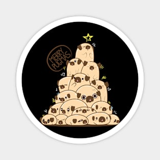 Pugmas Xmas Tree Magnet